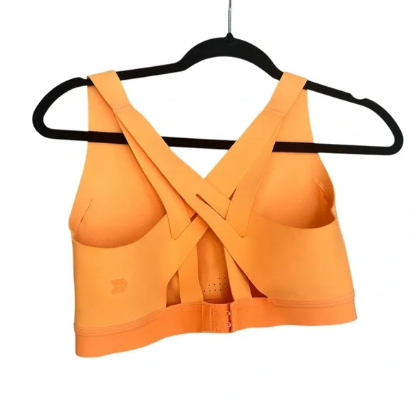 All in Motion Orange V-Neck Sports Bra - Picture 2 of 3